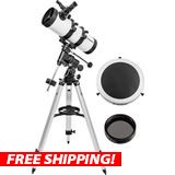 Orion Observer 114mm Equatorial Reflector Sun and Moon Kit